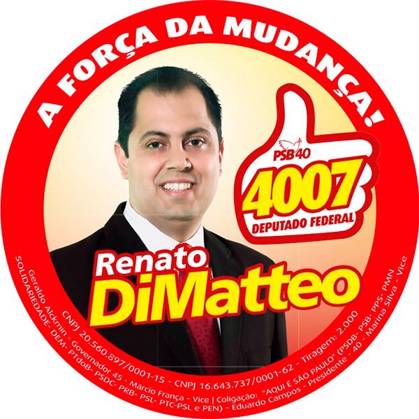 ADESIVO PROMOCIONAL PRAGUINHA POLÍTICA COM RECORTE