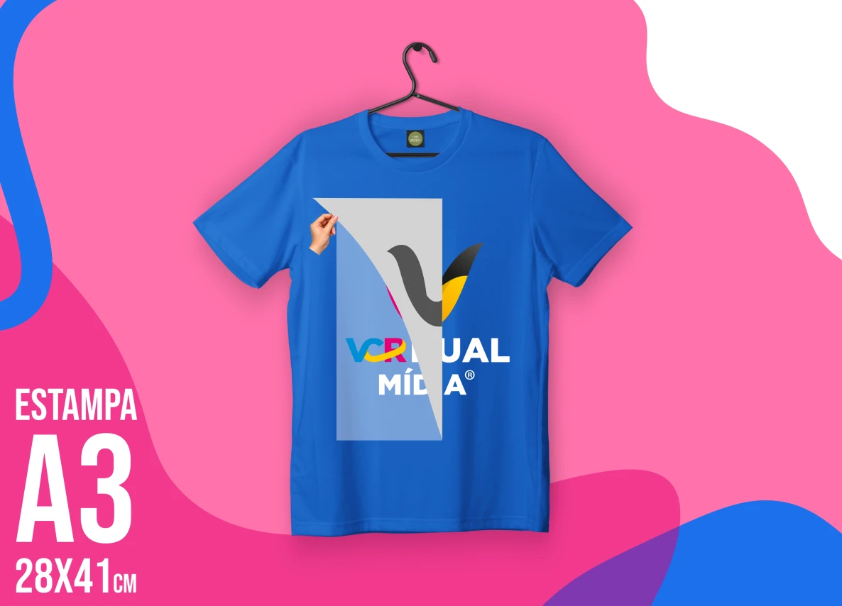 CAMISETA 100% ALGODÃO -  ESTAMPA A3